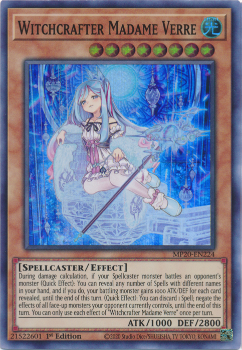 Witchcrafter Madame Verre [MP20-EN224] Super Rare | Dragon's Lair Comics and Fantasy Houston TX