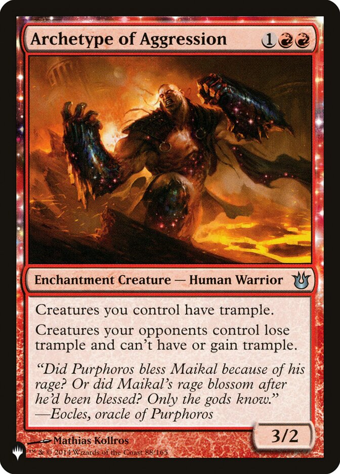 Archetype of Aggression [The List] | Odin's Place