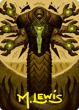 Inquisition of Kozilek Art Card (Gold-Stamped Signature) [Strixhaven: School of Mages Art Series] | Dragon's Lair Comics and Fantasy Houston TX