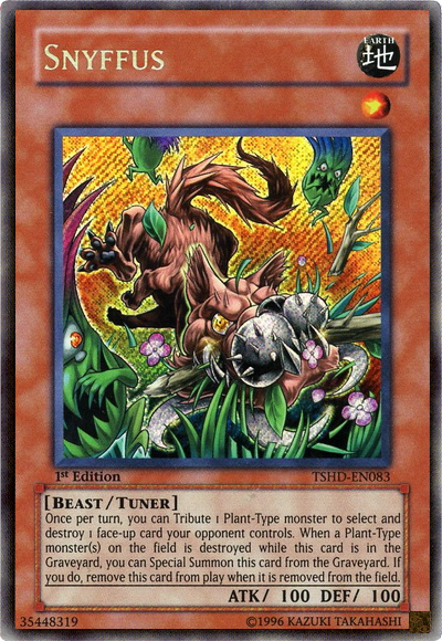 Snyffus [TSHD-EN083] Secret Rare | Dragon's Lair Comics and Fantasy Houston TX