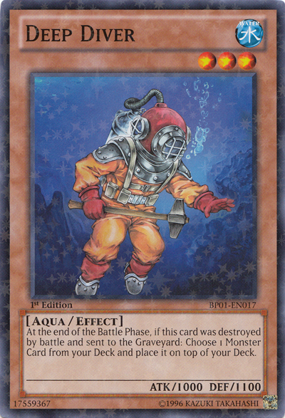 Deep Diver [BP01-EN017] Starfoil Rare | Dragon's Lair Comics and Fantasy Houston TX