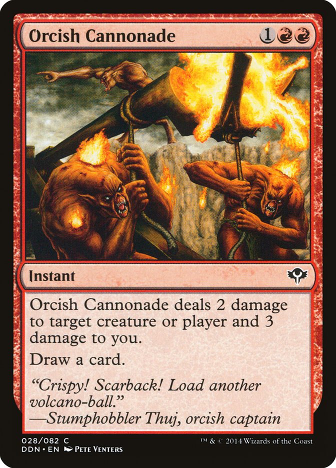Orcish Cannonade [Duel Decks: Speed vs. Cunning] | Dragon's Lair Comics and Fantasy Houston TX