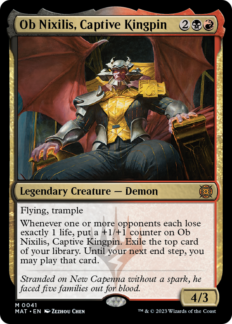 Ob Nixilis, Captive Kingpin [March of the Machine: The Aftermath] | Dragon's Lair Comics and Fantasy Houston TX