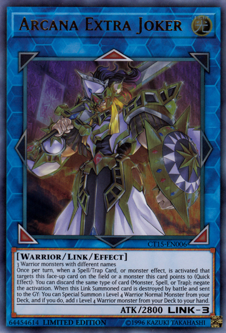 Arcana Extra Joker [CT15-EN006] Ultra Rare | Dragon's Lair Comics and Fantasy Houston TX
