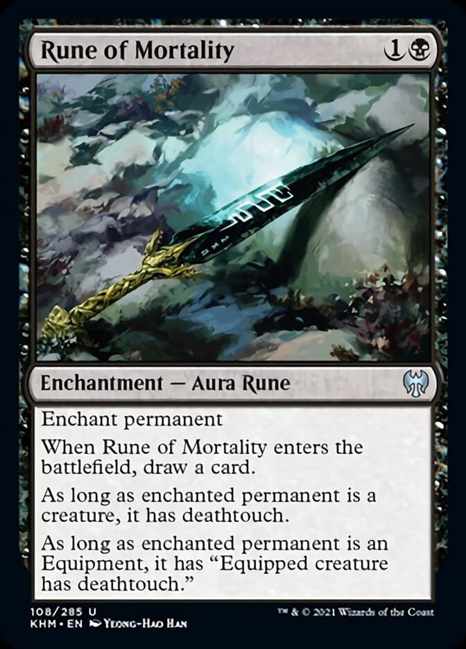 Rune of Mortality [Kaldheim] | Dragon's Lair Comics and Fantasy Houston TX