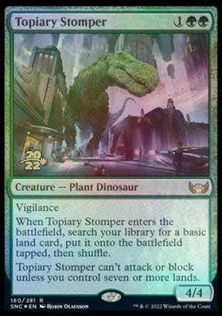 Topiary Stomper [Streets of New Capenna Prerelease Promos] | Dragon's Lair Comics and Fantasy Houston TX