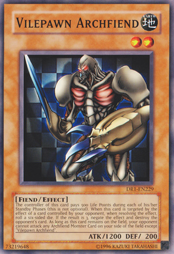 Vilepawn Archfiend [DR1-EN229] Common | Dragon's Lair Comics and Fantasy Houston TX