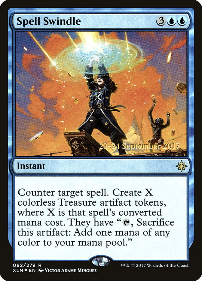 Spell Swindle [Ixalan Prerelease Promos] | Dragon's Lair Comics and Fantasy Houston TX