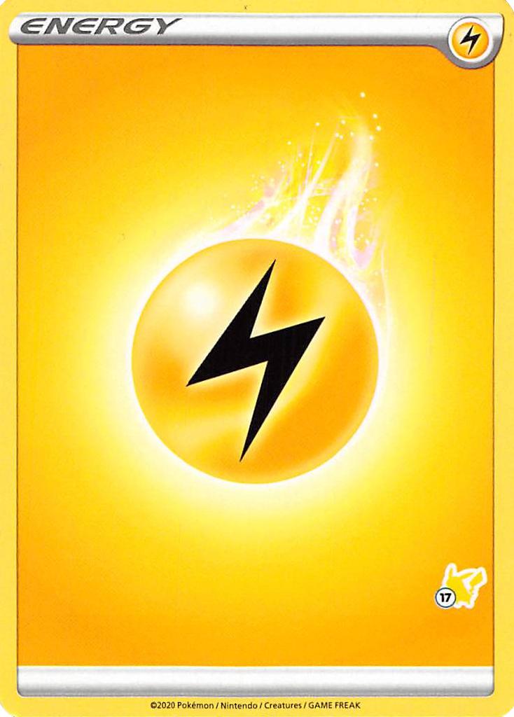 Lightning Energy (Pikachu Stamp #17) [Battle Academy 2022] | Dragon's Lair Comics and Fantasy Houston TX