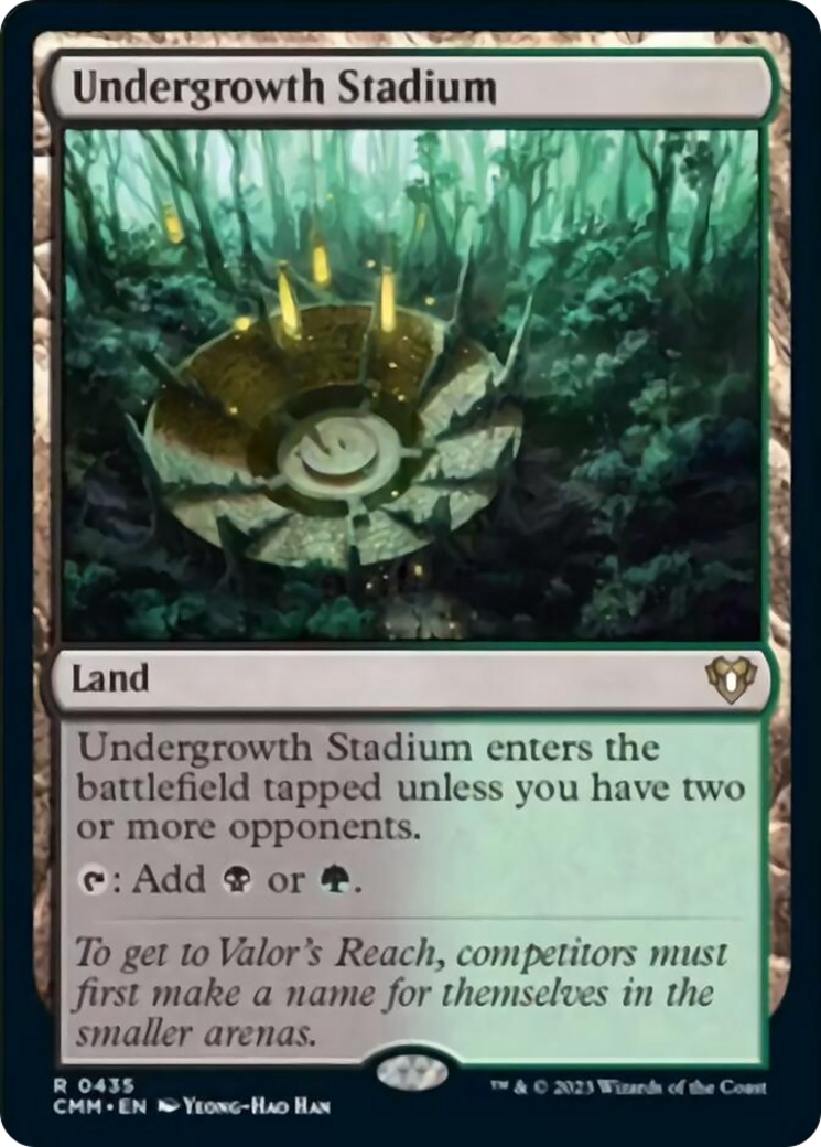 Undergrowth Stadium [Commander Masters] | Dragon's Lair Comics and Fantasy Houston TX