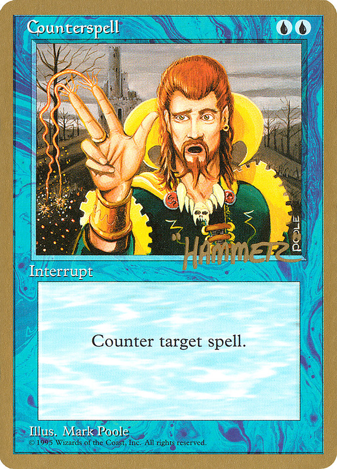 Counterspell (Shawn "Hammer" Regnier) [Pro Tour Collector Set] | Dragon's Lair Comics and Fantasy Houston TX