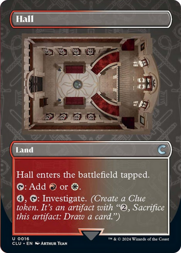 Hall (Borderless) [Ravnica: Clue Edition] | Dragon's Lair Comics and Fantasy Houston TX