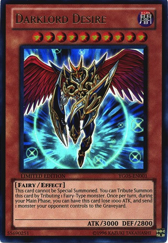 Darklord Desire [YG05-EN001] Ultra Rare | Dragon's Lair Comics and Fantasy Houston TX