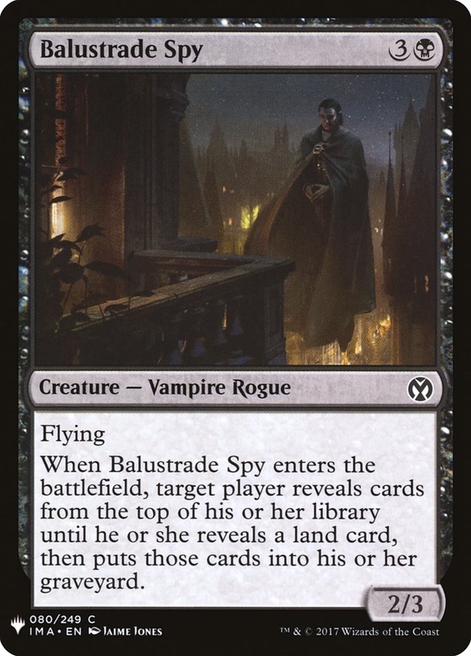Balustrade Spy [Mystery Booster] | Dragon's Lair Comics and Fantasy Houston TX