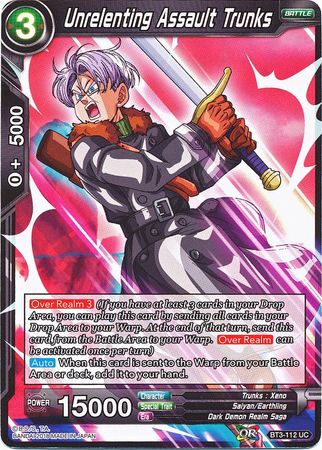 Unrelenting Assault Trunks (BT3-112) [Cross Worlds] | Dragon's Lair Comics and Fantasy Houston TX
