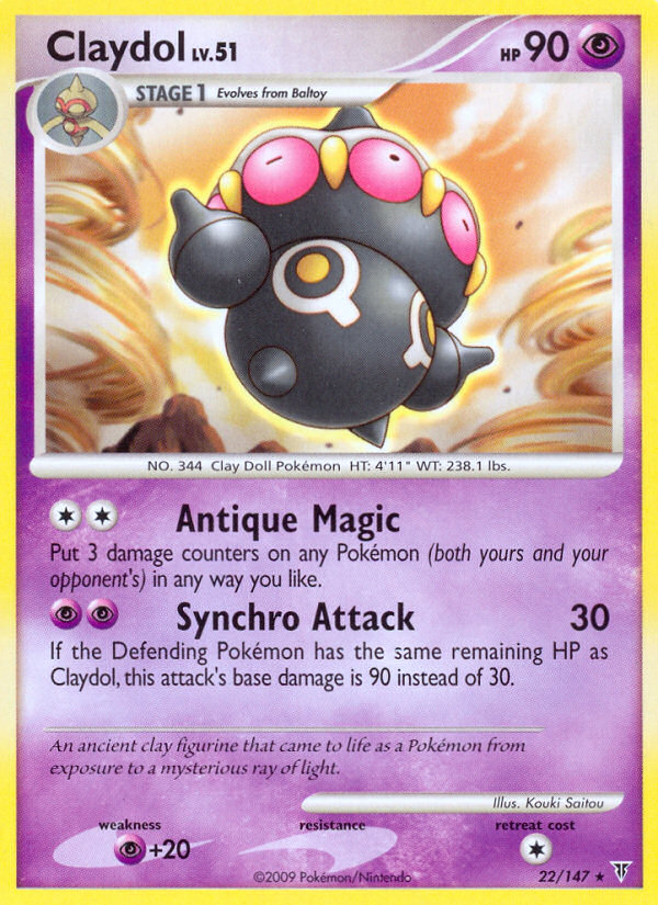 Claydol (22/147) [Platinum: Supreme Victors] | Dragon's Lair Comics and Fantasy Houston TX