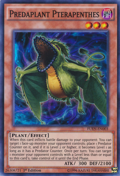 Predaplant Pterapenthes [FUEN-EN003] Super Rare | Dragon's Lair Comics and Fantasy Houston TX