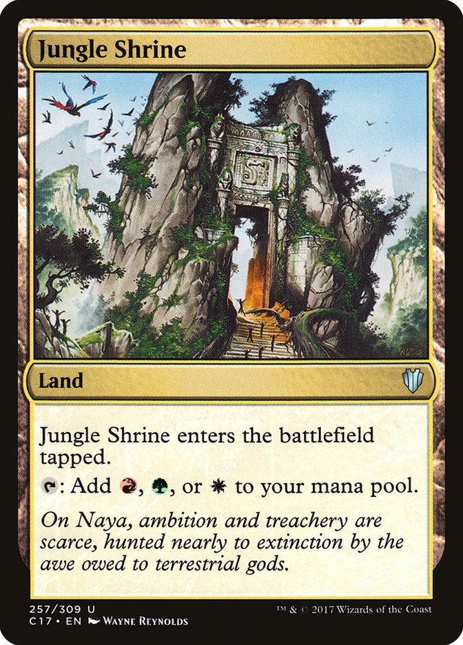 Jungle Shrine [Commander 2017] | Dragon's Lair Comics and Fantasy Houston TX
