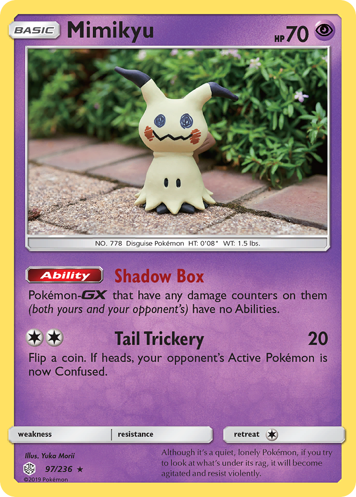Mimikyu (97/236) [Sun & Moon: Cosmic Eclipse] | Dragon's Lair Comics and Fantasy Houston TX