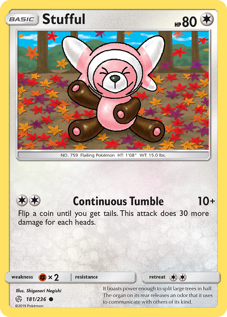 Stufful (181/236) [Sun & Moon: Cosmic Eclipse] | Dragon's Lair Comics and Fantasy Houston TX