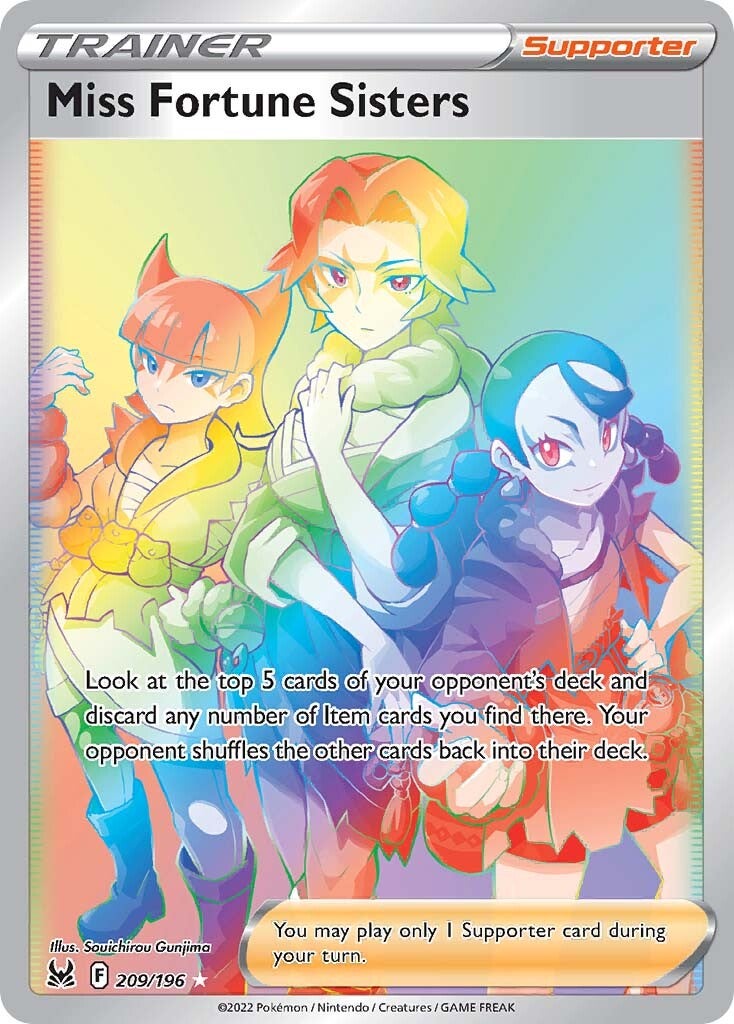 Miss Fortune Sisters (209/196) [Sword & Shield: Lost Origin] | Dragon's Lair Comics and Fantasy Houston TX