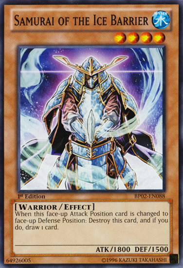 Samurai of the Ice Barrier [BP02-EN088] Common | Dragon's Lair Comics and Fantasy Houston TX