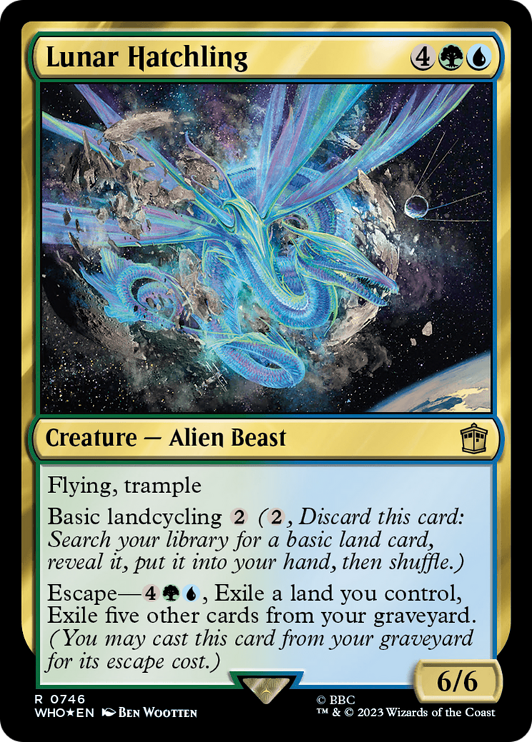 Lunar Hatchling (Surge Foil) [Doctor Who] | Dragon's Lair Comics and Fantasy Houston TX