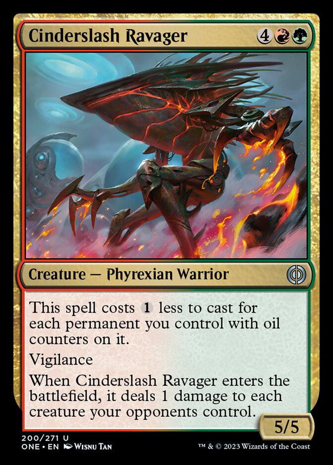 Cinderslash Ravager [Phyrexia: All Will Be One] | Dragon's Lair Comics and Fantasy Houston TX
