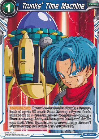 Trunks' Time Machine (BT2-066) [Union Force] | Dragon's Lair Comics and Fantasy Houston TX