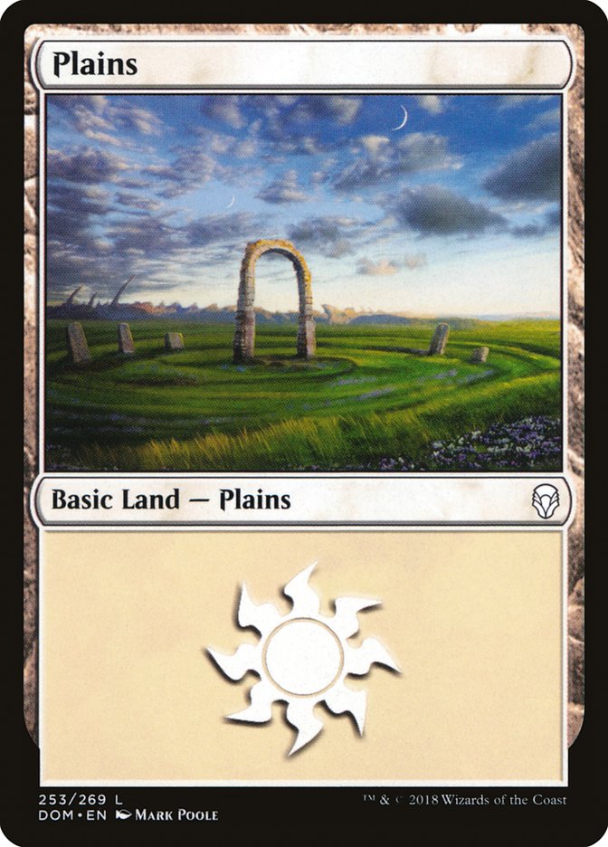 Plains (253) [Dominaria] | Dragon's Lair Comics and Fantasy Houston TX