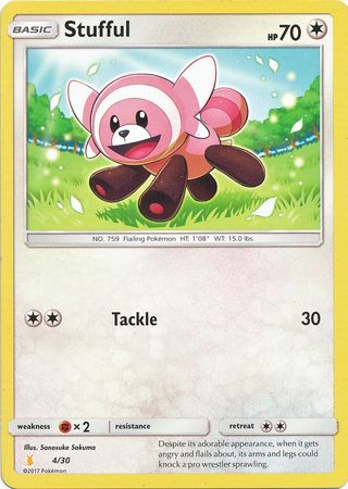 Stufful (4/30) [Sun & Moon: Trainer Kit - Alolan Raichu] | Dragon's Lair Comics and Fantasy Houston TX
