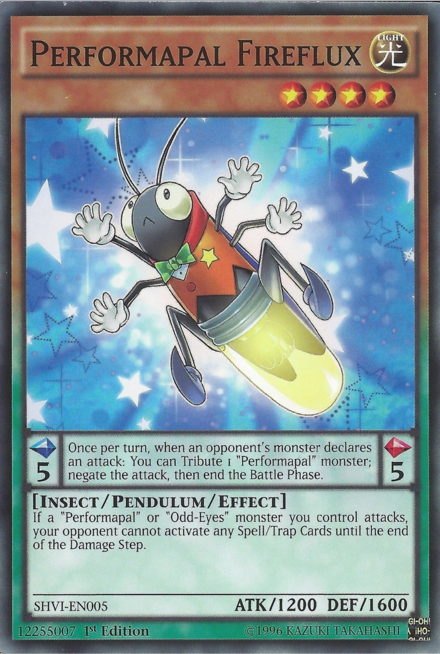 Performapal Fireflux [SHVI-EN005] Common | Dragon's Lair Comics and Fantasy Houston TX