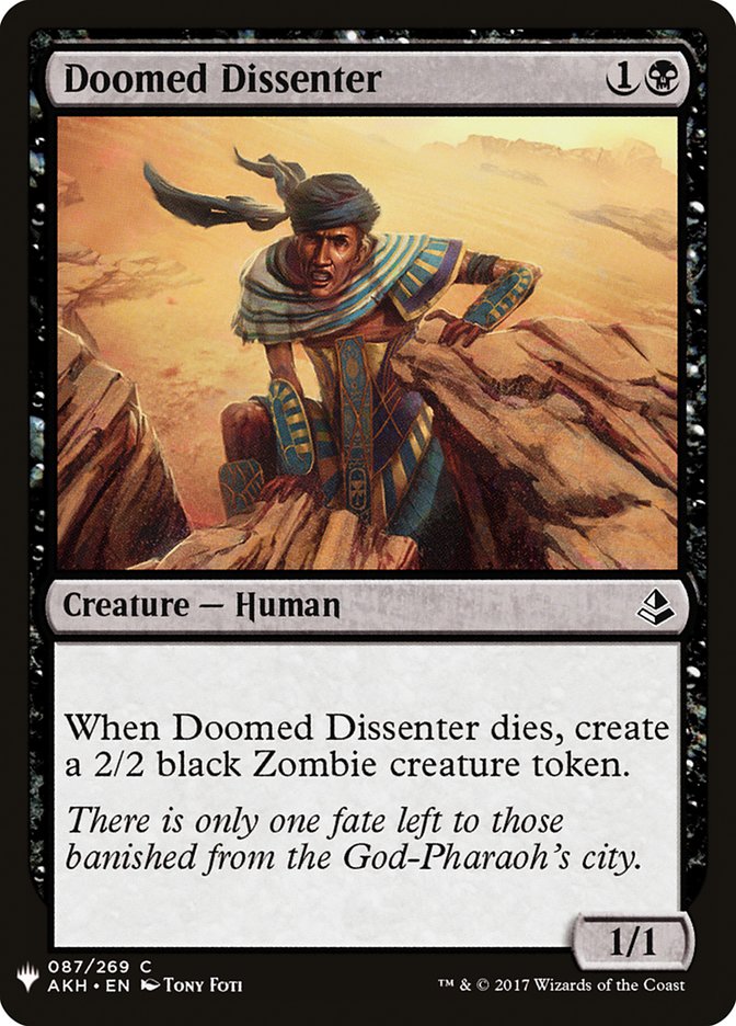 Doomed Dissenter [Mystery Booster] | Dragon's Lair Comics and Fantasy Houston TX