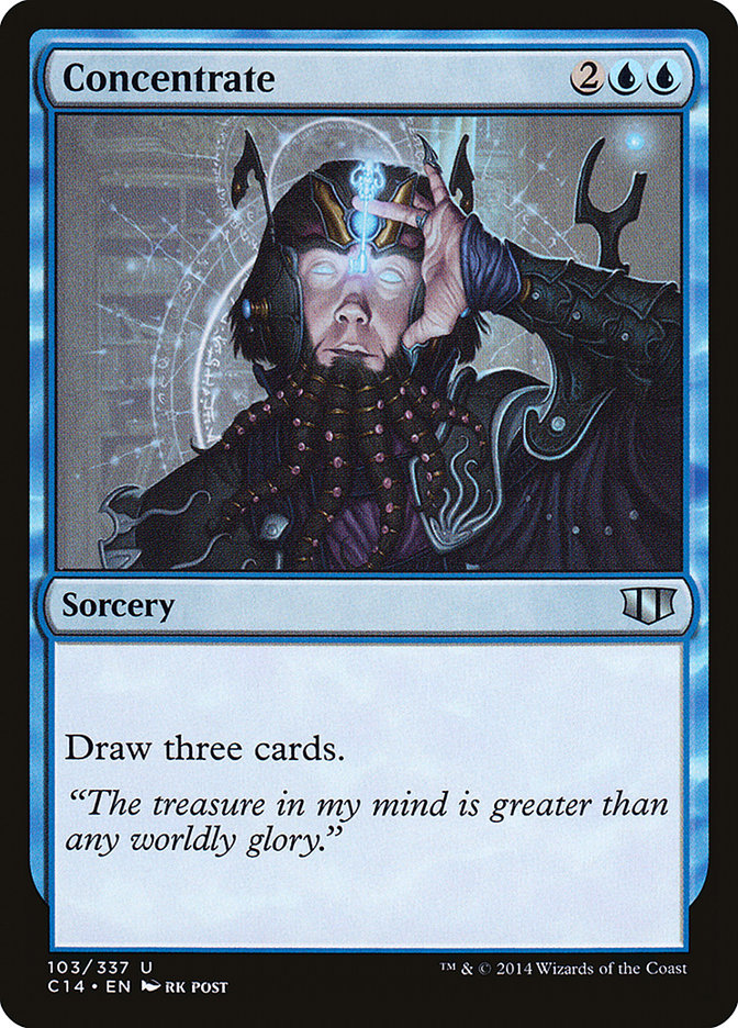Concentrate [Commander 2014] | Dragon's Lair Comics and Fantasy Houston TX