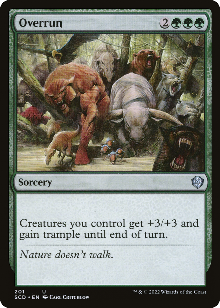 Overrun [Starter Commander Decks] | Dragon's Lair Comics and Fantasy Houston TX