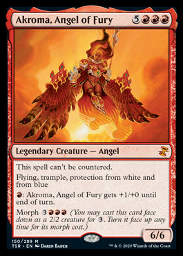 Akroma, Angel of Fury [Time Spiral Remastered] | Dragon's Lair Comics and Fantasy Houston TX