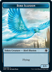 Bird Illusion // Elf Warrior Double-Sided Token [Game Night: Free-for-All Tokens] | Dragon's Lair Comics and Fantasy Houston TX