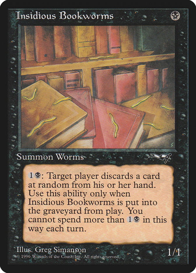 Insidious Bookworms (Multiple Worms) [Alliances] | Dragon's Lair Comics and Fantasy Houston TX