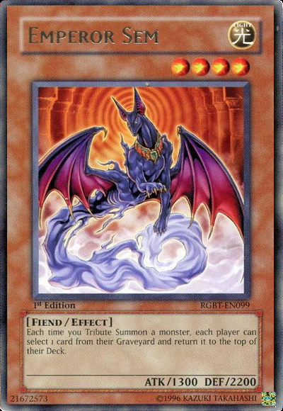 Emperor Sem [RGBT-EN099] Rare | Dragon's Lair Comics and Fantasy Houston TX
