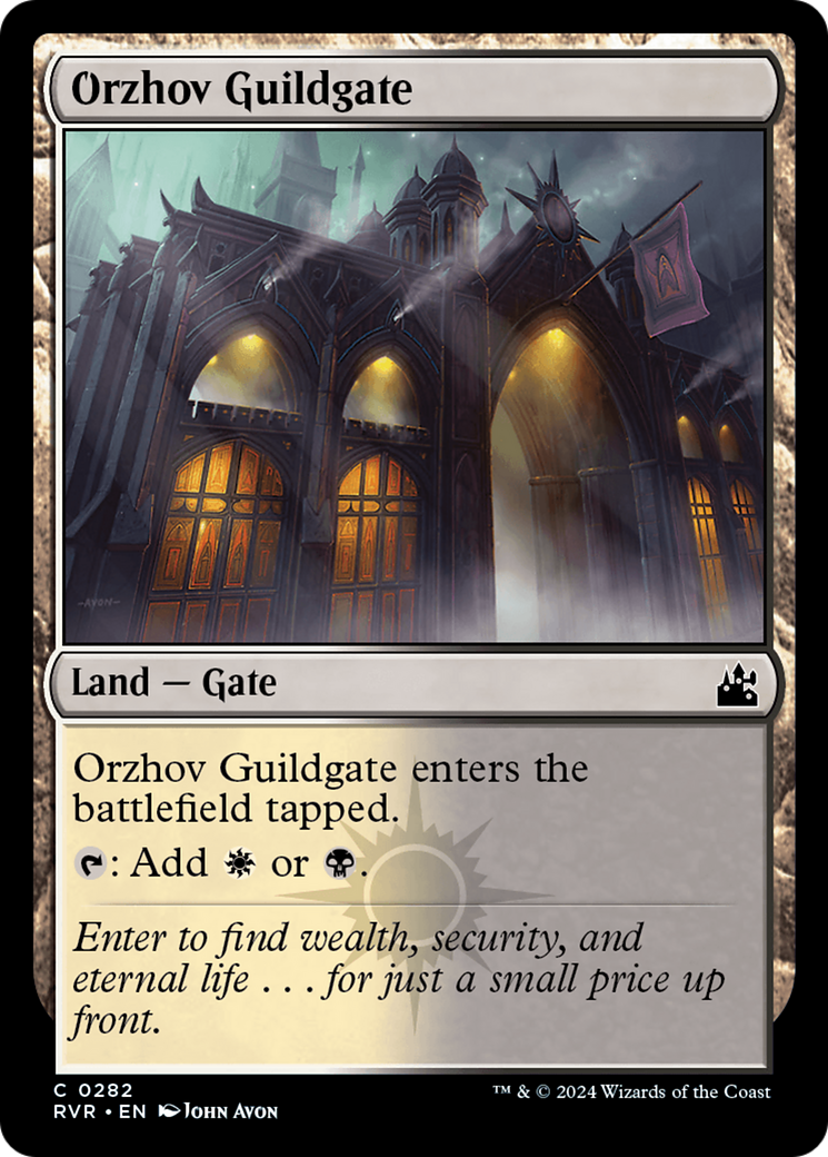 Orzhov Guildgate [Ravnica Remastered] | Dragon's Lair Comics and Fantasy Houston TX
