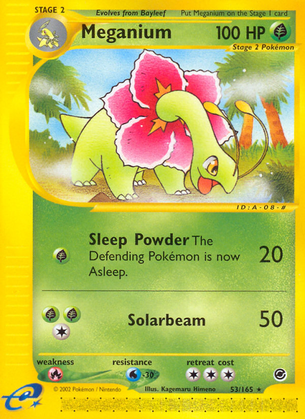 Meganium (53/165) [Expedition: Base Set] | Dragon's Lair Comics and Fantasy Houston TX