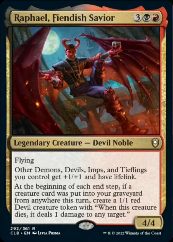 Raphael, Fiendish Savior [Commander Legends: Battle for Baldur's Gate] | Dragon's Lair Comics and Fantasy Houston TX