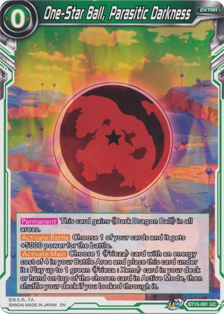 One-Star Ball, Parasitic Darkness (BT10-091) [Rise of the Unison Warrior] | Dragon's Lair Comics and Fantasy Houston TX