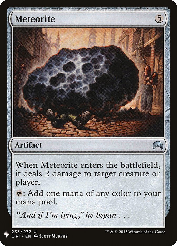 Meteorite [Mystery Booster] | Dragon's Lair Comics and Fantasy Houston TX