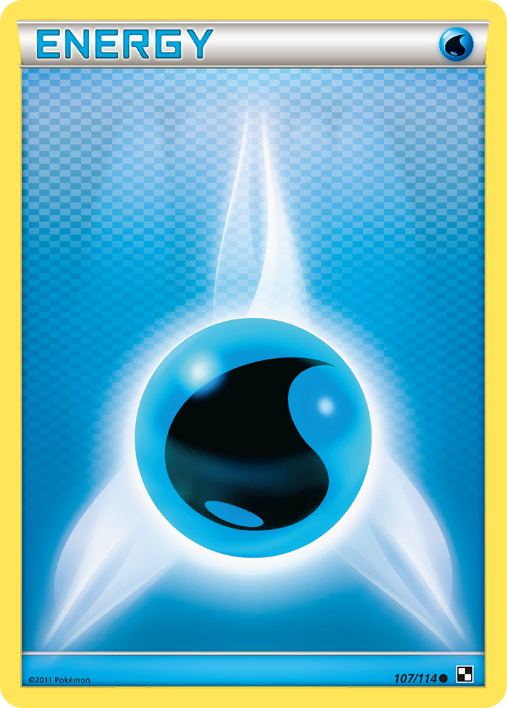 Water Energy (107/114) [Black & White: Base Set] | Dragon's Lair Comics and Fantasy Houston TX