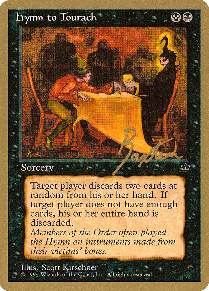 Hymn to Tourach (Table) (George Baxter) [Pro Tour Collector Set] | Dragon's Lair Comics and Fantasy Houston TX