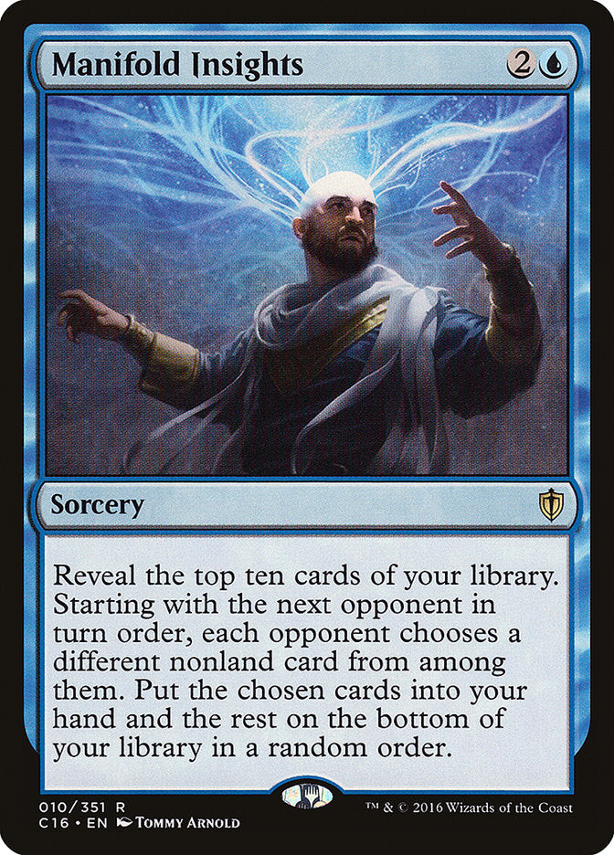 Manifold Insights [Commander 2016] | Dragon's Lair Comics and Fantasy Houston TX