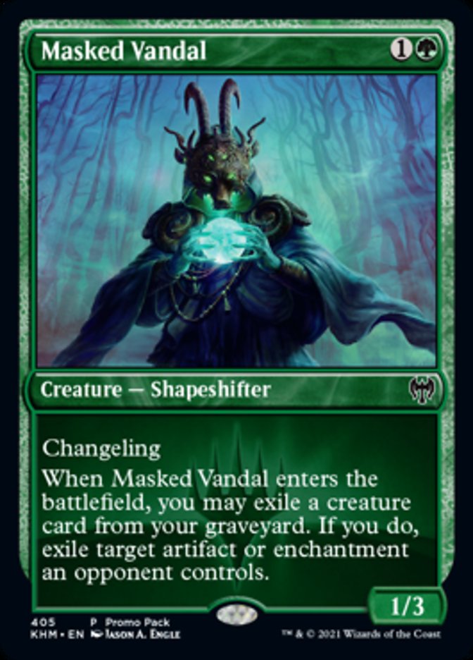 Masked Vandal (Promo Pack) [Kaldheim Promos] | Dragon's Lair Comics and Fantasy Houston TX