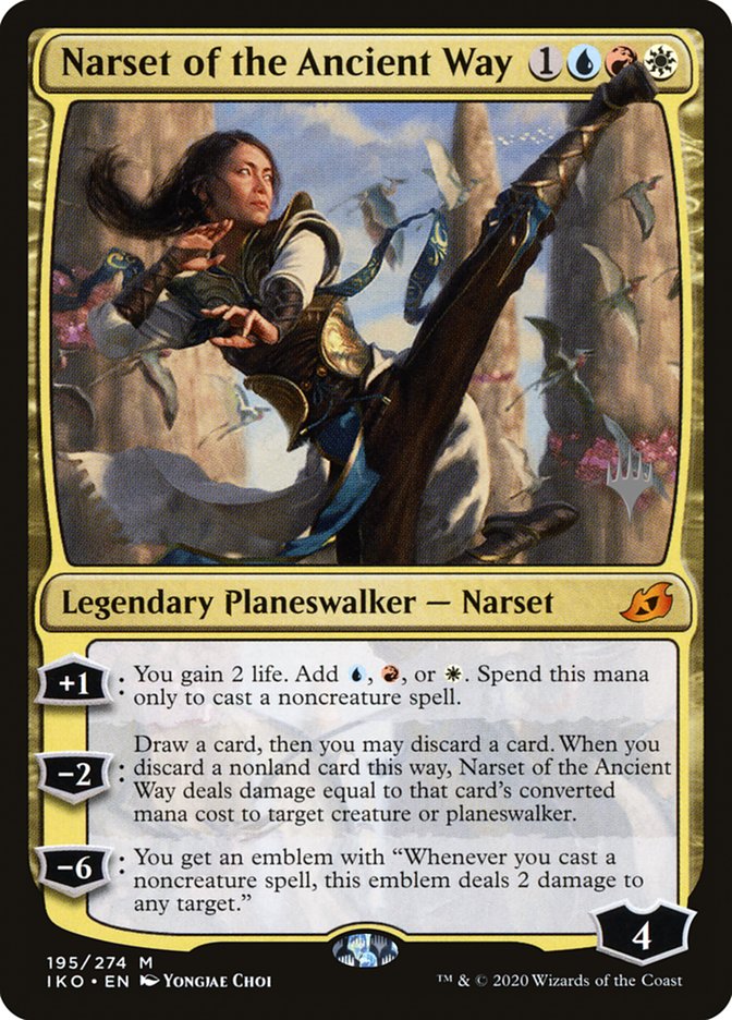 Narset of the Ancient Way (Promo Pack) [Ikoria: Lair of Behemoths Promos] | Dragon's Lair Comics and Fantasy Houston TX