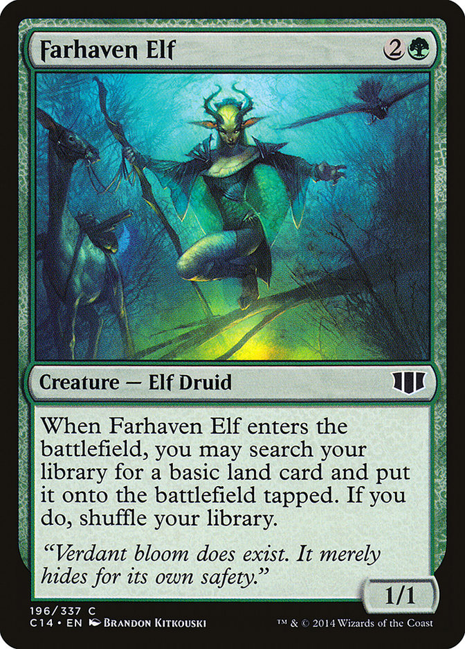 Farhaven Elf [Commander 2014] | Dragon's Lair Comics and Fantasy Houston TX